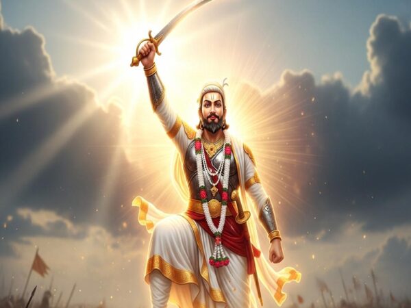 Chhatrapati Shivaji Maharaj with Rising Sun